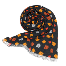 Load image into Gallery viewer, Heads Will Roll Lightweight Scarf

