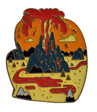 Load image into Gallery viewer, Dragoon: Might and Magma - Volcano Enamel Pin
