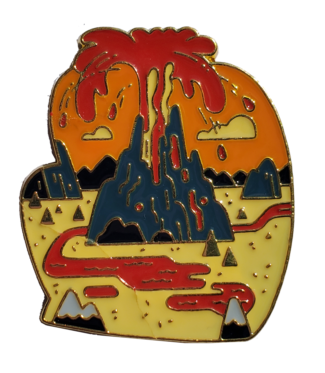 Dragoon: Might and Magma - Volcano Enamel Pin